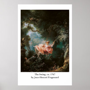 Affiche Jean-Honoré Fragonard, La Coupe