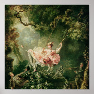 Affiche Jean-Honore Fragonard - La couture
