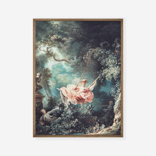 Affiche Jean-Honoré Fragonard L'art de la peinture à voile