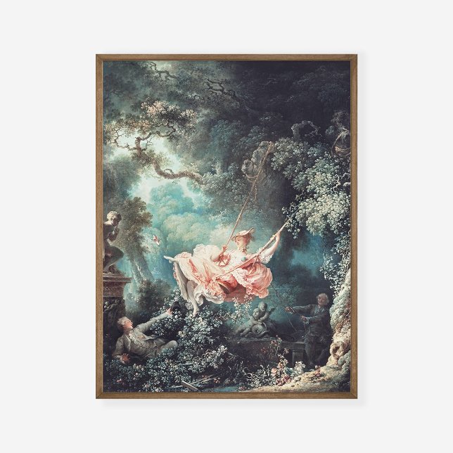 Affiche Jean-Honoré Fragonard L'art de la peinture à voile (Créateur téléchargé)