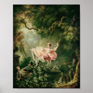 Affiche Jean-Honoré Fragonard - Le Swing
