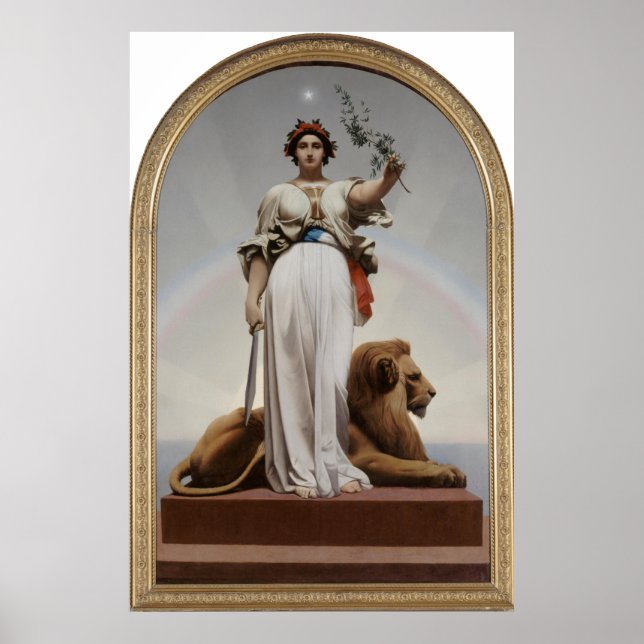 Affiche Jean-Léon Gérôme – La République (Devant)