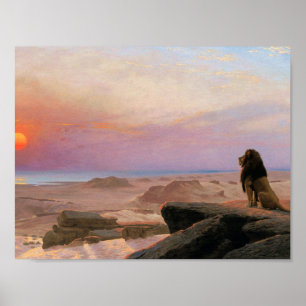 Affiche Jean-Leon Gerome - Les Deux Majestés