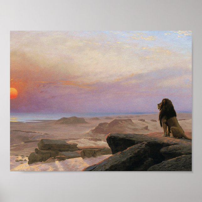 Affiche Jean-Leon Gerome - Les Deux Majestés (Devant)