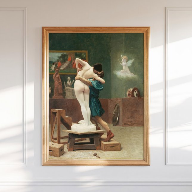 Affiche Jean-Leon Gerome Pygmalion et Galatea 1890 Art (Créateur téléchargé)