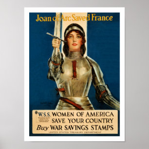 Affiche Jeanne d'Arc a sauvé la guerre mondiale de la
