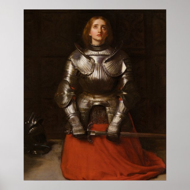 Affiche Jeanne d'Arc c. 1865 par John Everett Millais (Devant)
