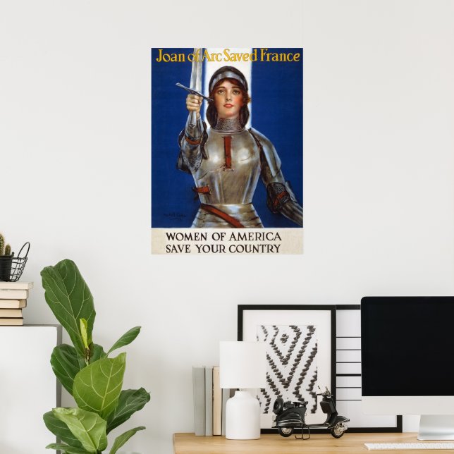 Affiche Jeanne d'Arc : La servante d'Orléans, héroïne du c (Bureau à domicile)