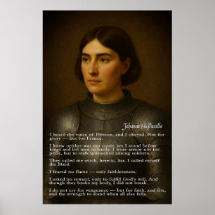 Affiche Jeanne d'Arc - Le Testament de la servante