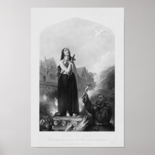 Affiche Jeanne d'Arc - Un martyr dans leur cause