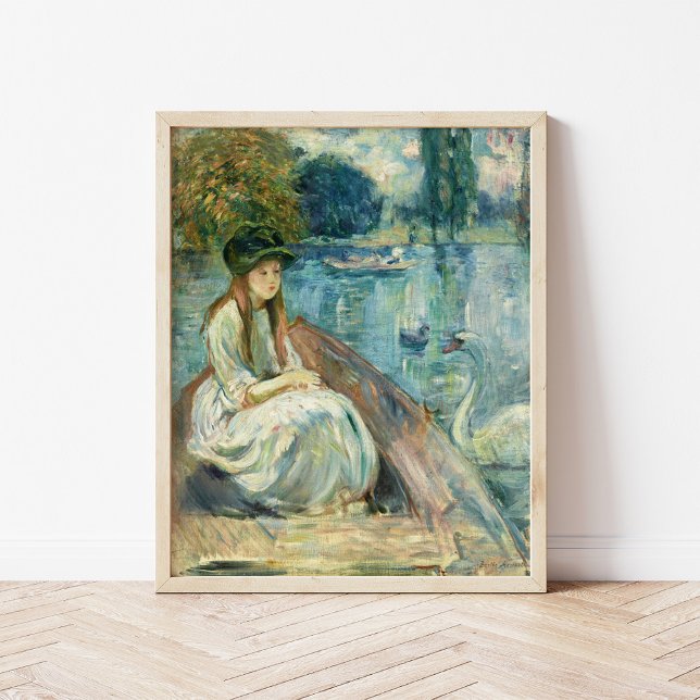 Affiche Jeanne Fourmanoir Sur le Lac | Berthe Morisot (Créateur téléchargé)