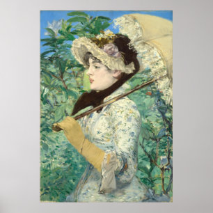 Affiche Jeanne (printemps) Edouard Manet