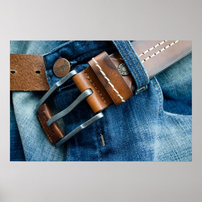 Affiche Jeans bleus (Devant)