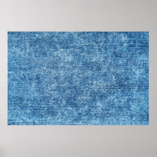 Affiche Jeans en bleu acide. Denim arrière - plan, texture