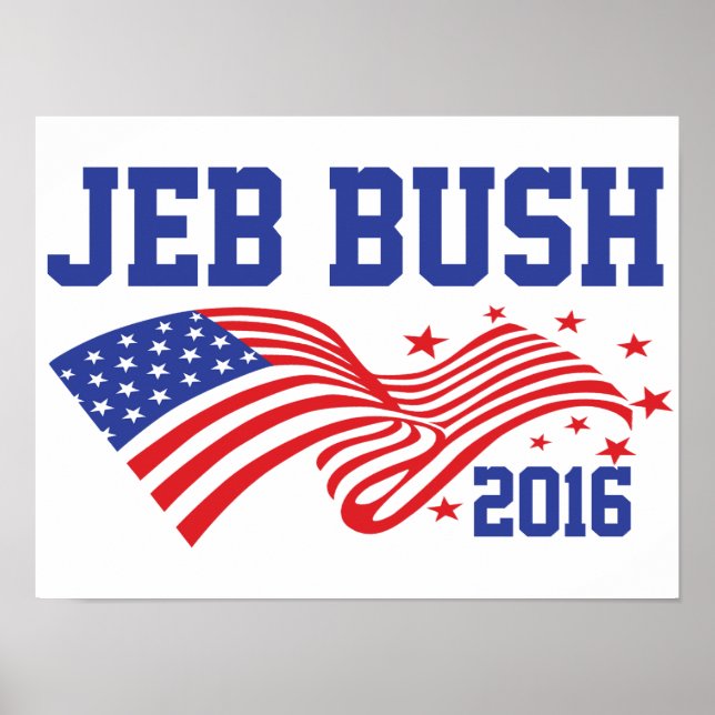 Affiche Jeb Bush 2016 (Devant)