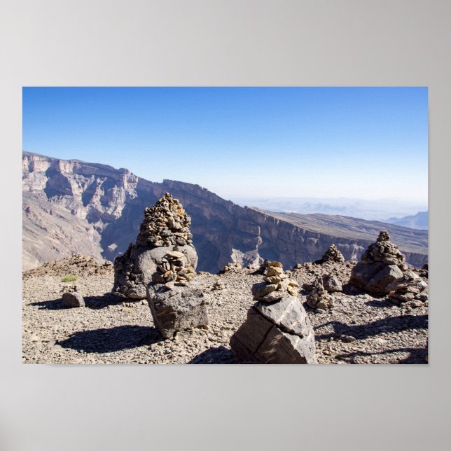 Affiche Jebel Shams - Sultanat d'Oman (Devant)