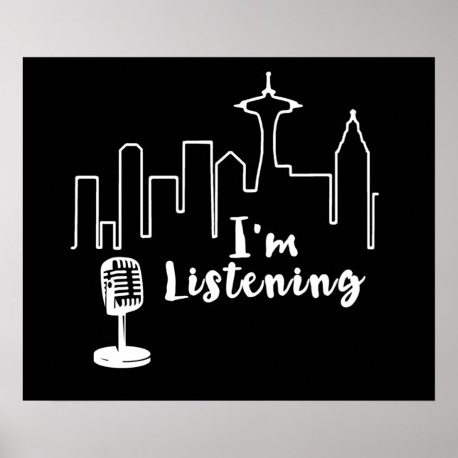 Affiche J'écoute (Devant)
