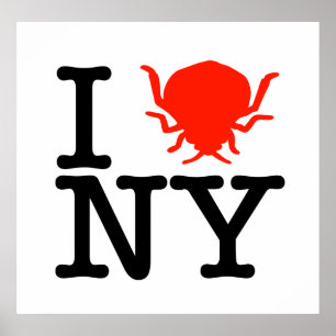 Affiche J'écris New York
