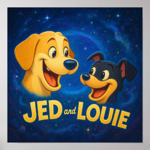 Affiche "Jed & Louie"