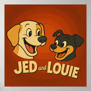 Affiche "Jed & Louie"