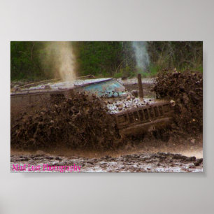 Affiche Jeep de boue
