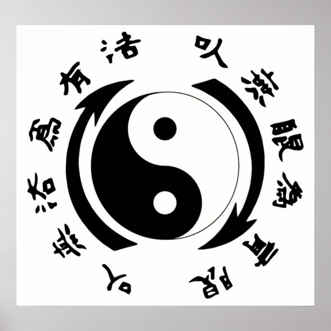 Affiche Jeet Kune Do Academy Arts martiaux Bruce Lee (Devant)