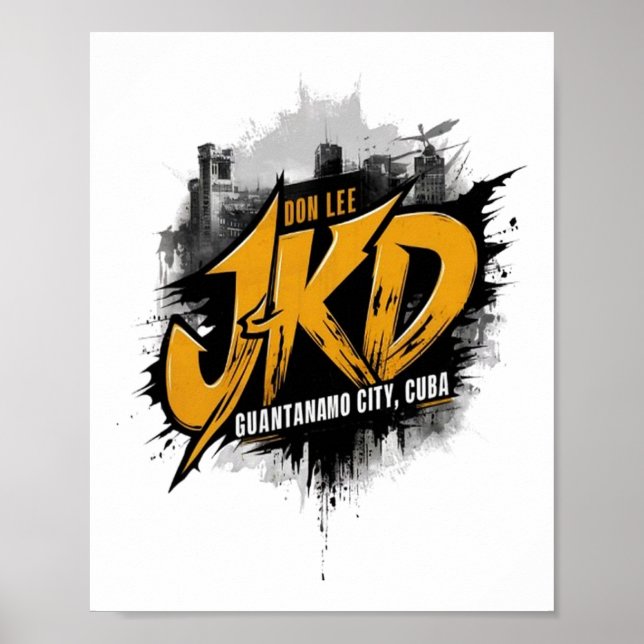 Affiche Jeet Kune Do Guantanamo City Cuba (Devant)