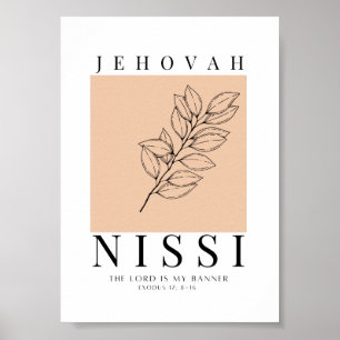 Affiche Jehovah Nissi imprimable