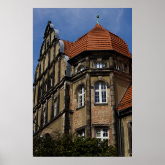Affiche Jelenia Góra Architecture Print - Red Roof Turret