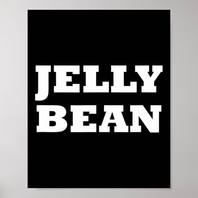 Affiche Jelly Bean Halloween Costume Facile Cute Fun Party (Devant)