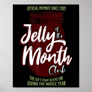 Affiche Jelly Du Mois Club Amusants Hommes Et Femmes Chris