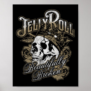 Affiche Jelly Roll - Magnifiquement Broken