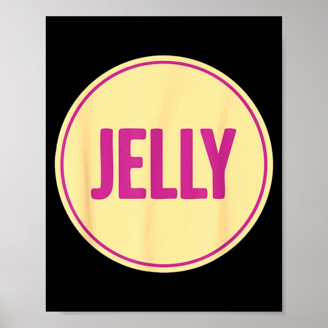 Affiche Jelly Shirt Adult Men Women Kids Peanut Butter Cos (Devant)