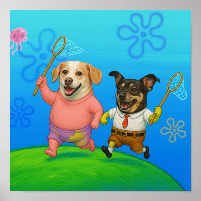 Affiche "Jellyfishing" (Devant)