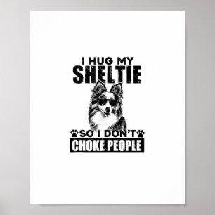 Affiche J'Embrasse Mon Étagère Donc Je N'Étouffe Pas Les G