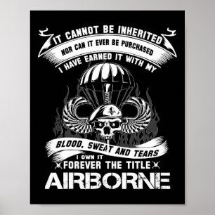 Affiche J'En Ai Le Titre De Ranger D'Armée Aéroporté Ve