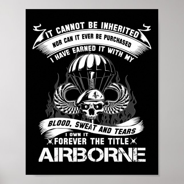 Affiche J'En Ai Le Titre De Ranger D'Armée Aéroporté Ve (Devant)
