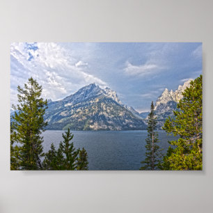 Affiche Jenny Lake dans le parc national de Grand Teton, W