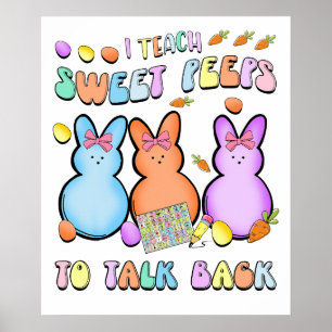 Affiche j'enseigne aux gentils de tenir tête, rétro, vinta