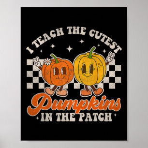Affiche J'Enseigne Les Citrouilles Les Plus Couteux Dans L