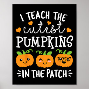 Affiche J'Enseigne Les Citrouilles Les Plus Couteux Dans L