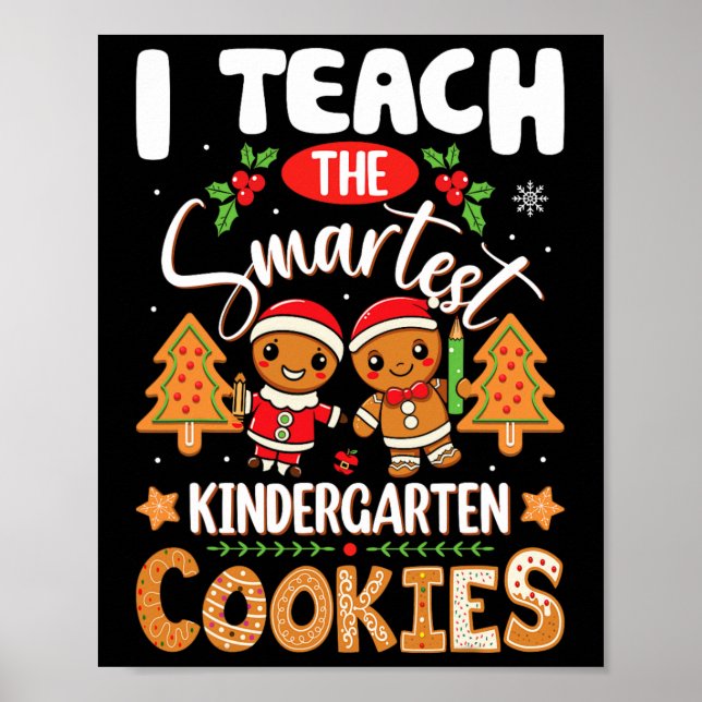 Affiche J'Enseigne Les Cookies Enseignants Les Plus Simple (Devant)