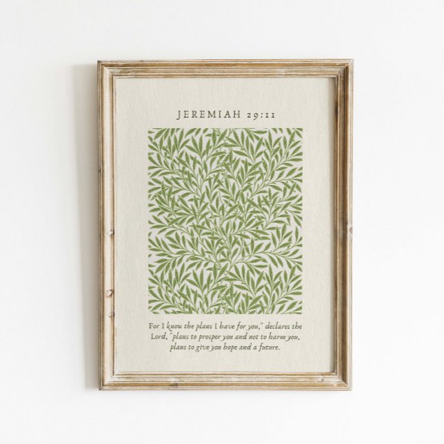 Affiche Jeremiah 29:11 For I know the plans (Créateur téléchargé)