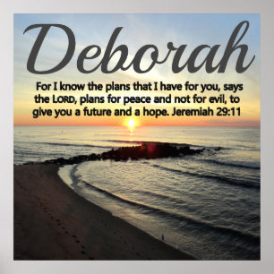 AFFICHE JEREMIAH 29:11 SOLEIL PERSONNALISÉ