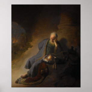 Affiche Jeremiah Lamenting the Destruction of Jérusalem