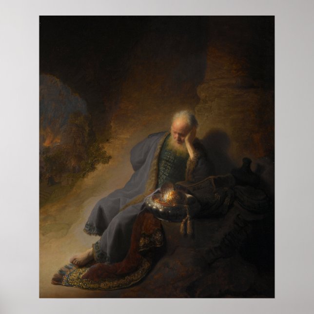 Affiche Jeremiah Lamenting the Destruction of Jérusalem (Devant)