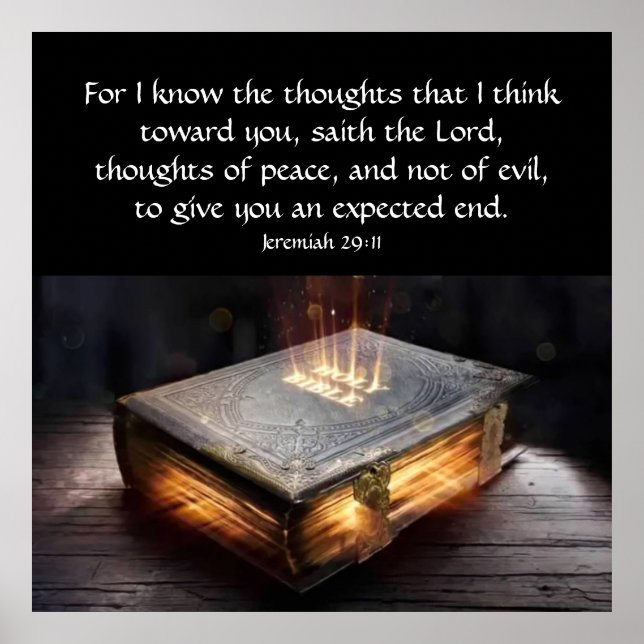 Affiche Jérémie 29:11 (Devant)