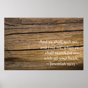 Affiche Jérémie 29:13