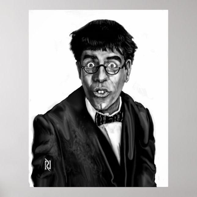 AFFICHE JERRY LEWIS ; QUEL CARACTÈRE NUTIME (Devant)