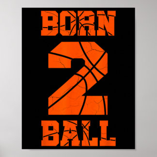 Affiche Jersey de basketball 2e anniversaire Tee Deux ans